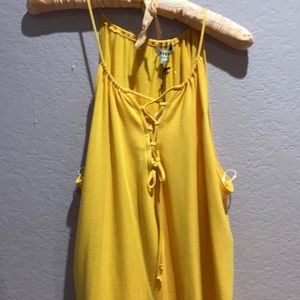 New yellow tank top